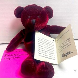 BNWT RussPlus Ice Velour Color Bear 100017 Price Firm